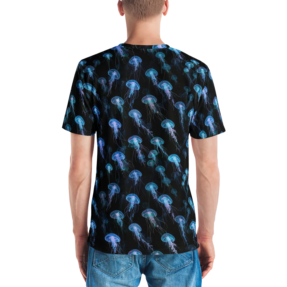 Deep Sea Reverie on Men's Crew Neck T-Shirt — Back
