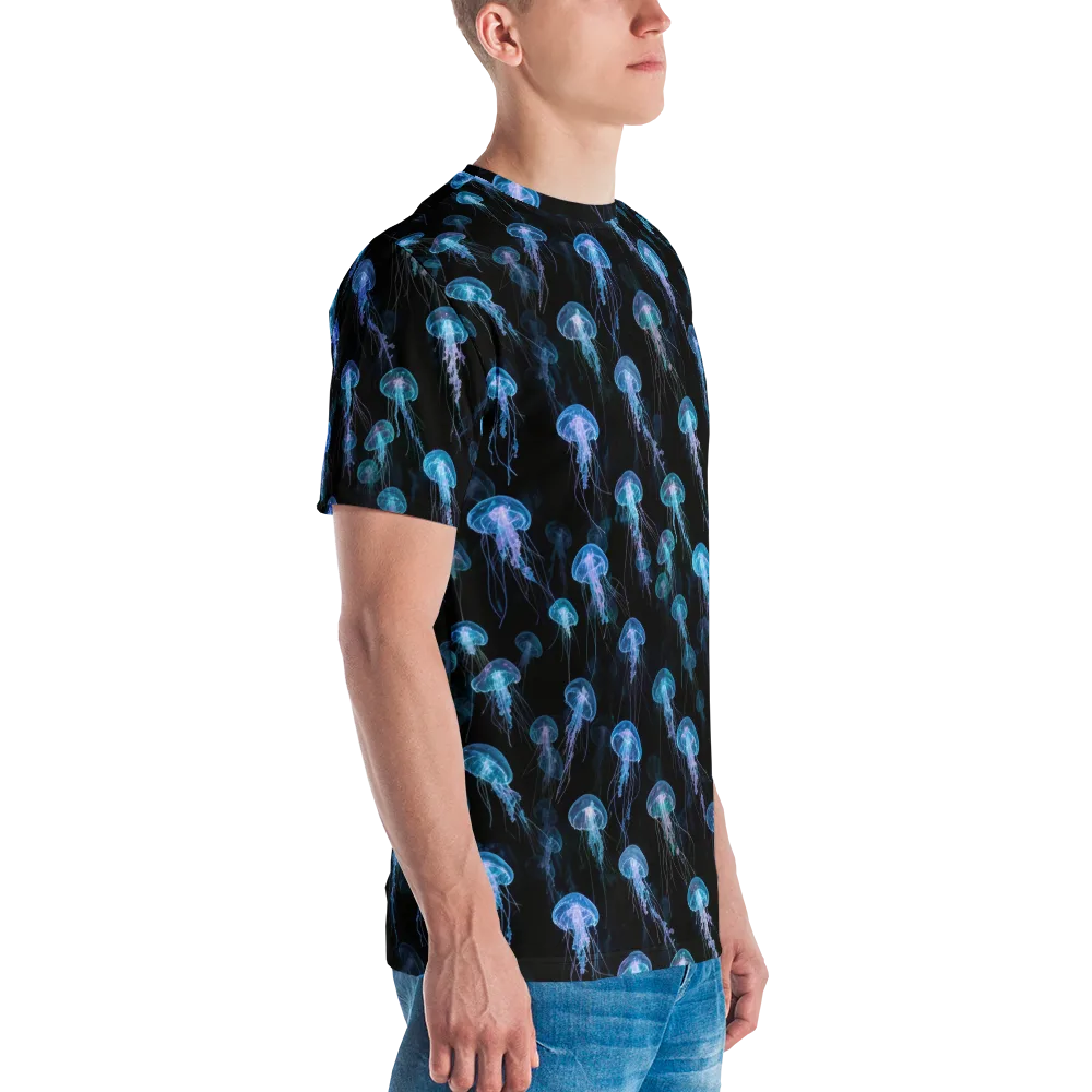 Deep Sea Reverie on Men's Crew Neck T-Shirt — Right