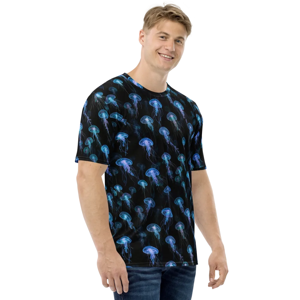 Deep Sea Reverie on Men's Crew Neck T-Shirt — Right