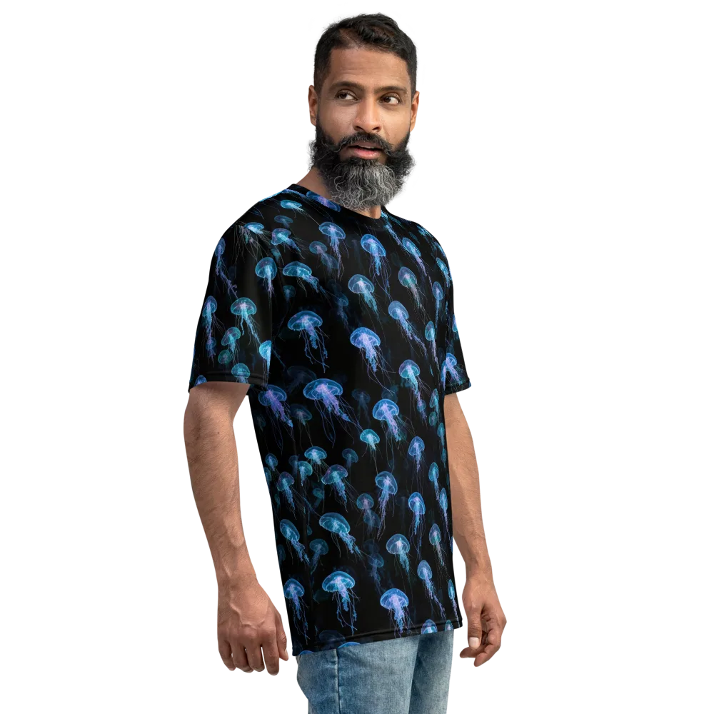 Deep Sea Reverie on Men's Crew Neck T-Shirt — Right