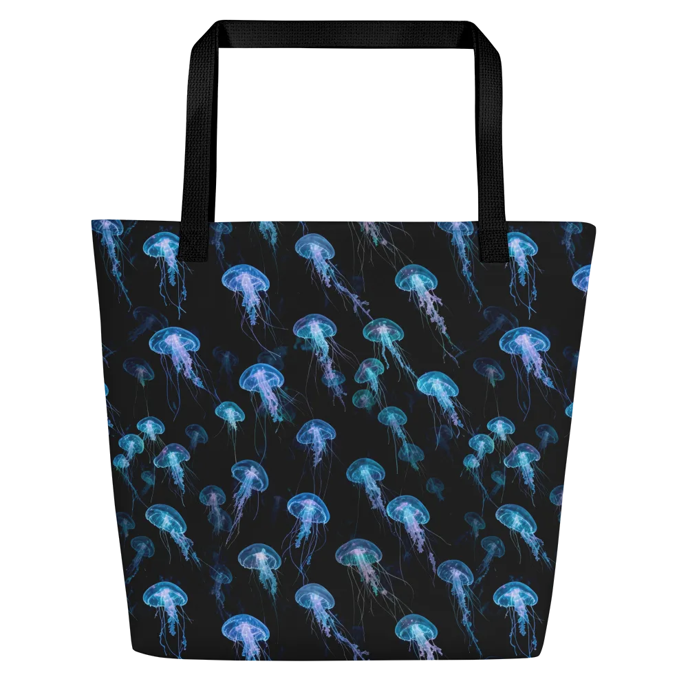 Deep Sea Reverie on Large Tote Bag W/ Pocket — Front