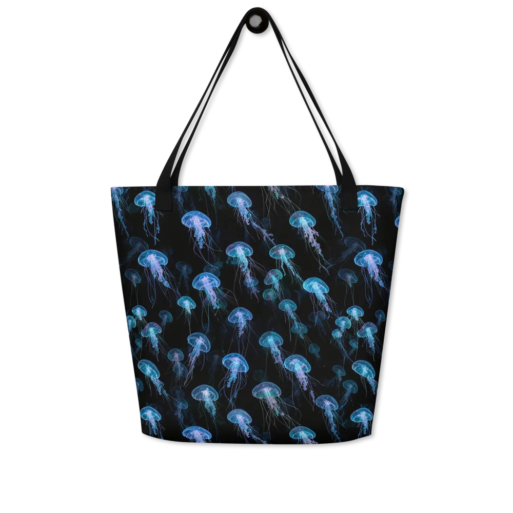Deep Sea Reverie on Large Tote Bag W/ Pocket — Front