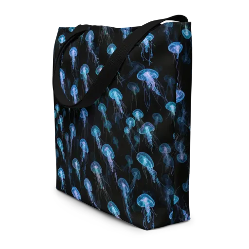 Deep Sea Reverie on a Large Tote Bag W/ Pocket
