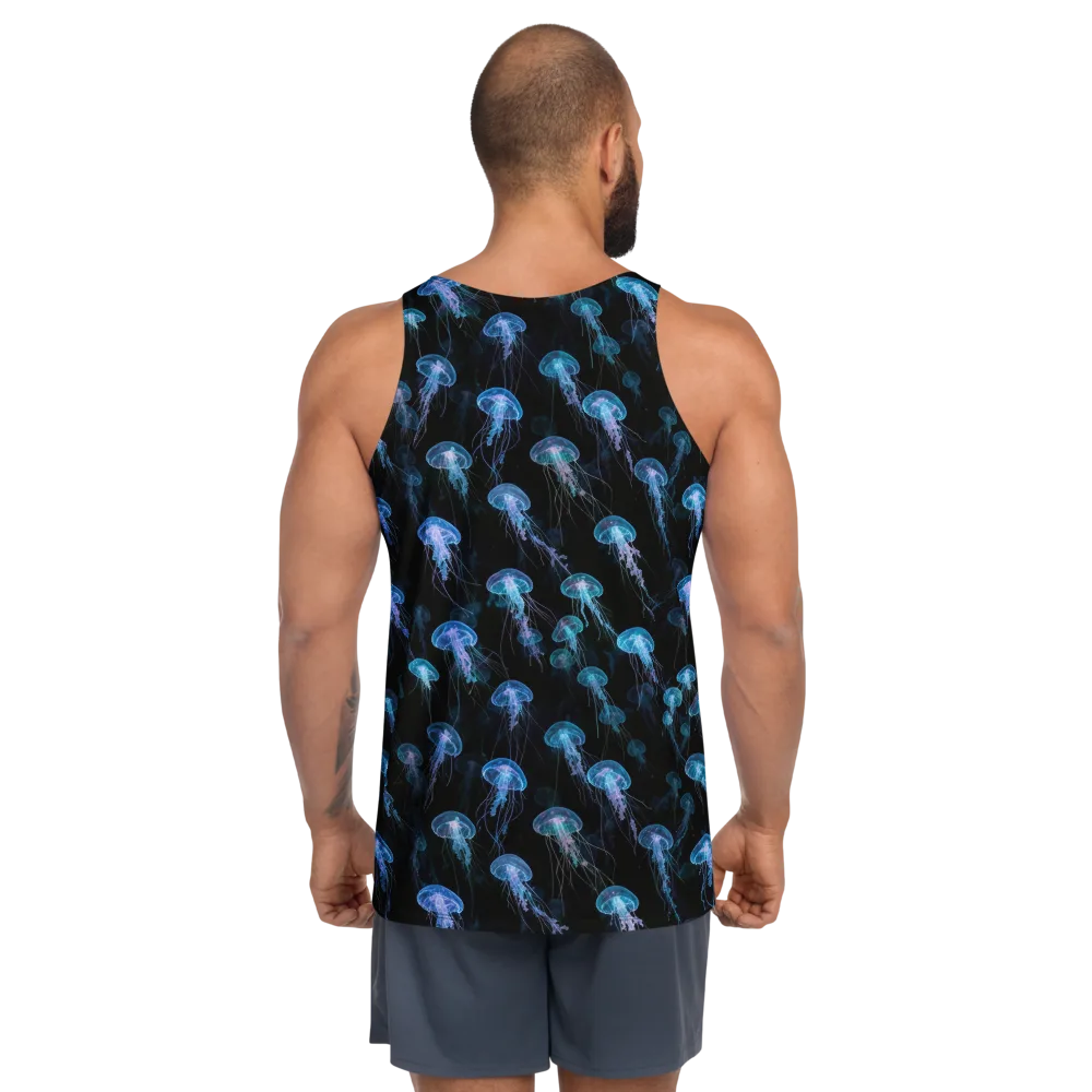 Deep Sea Reverie on Men's Tank Top — Back