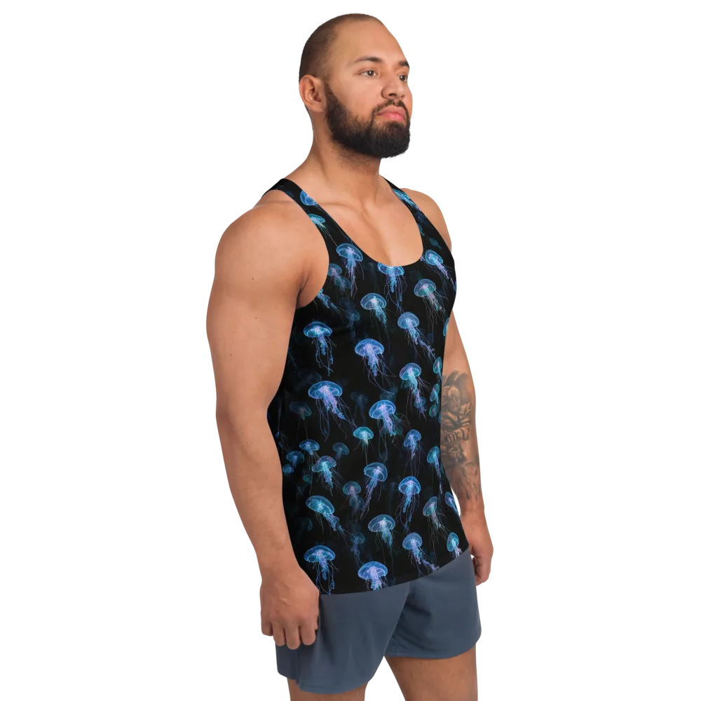 Deep Sea Reverie on Men's Tank Top — Right Front