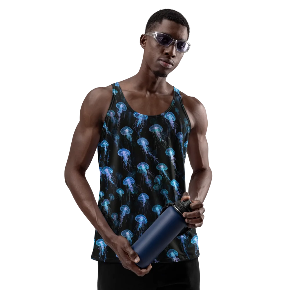 Deep Sea Reverie on Men's Tank Top — Front
