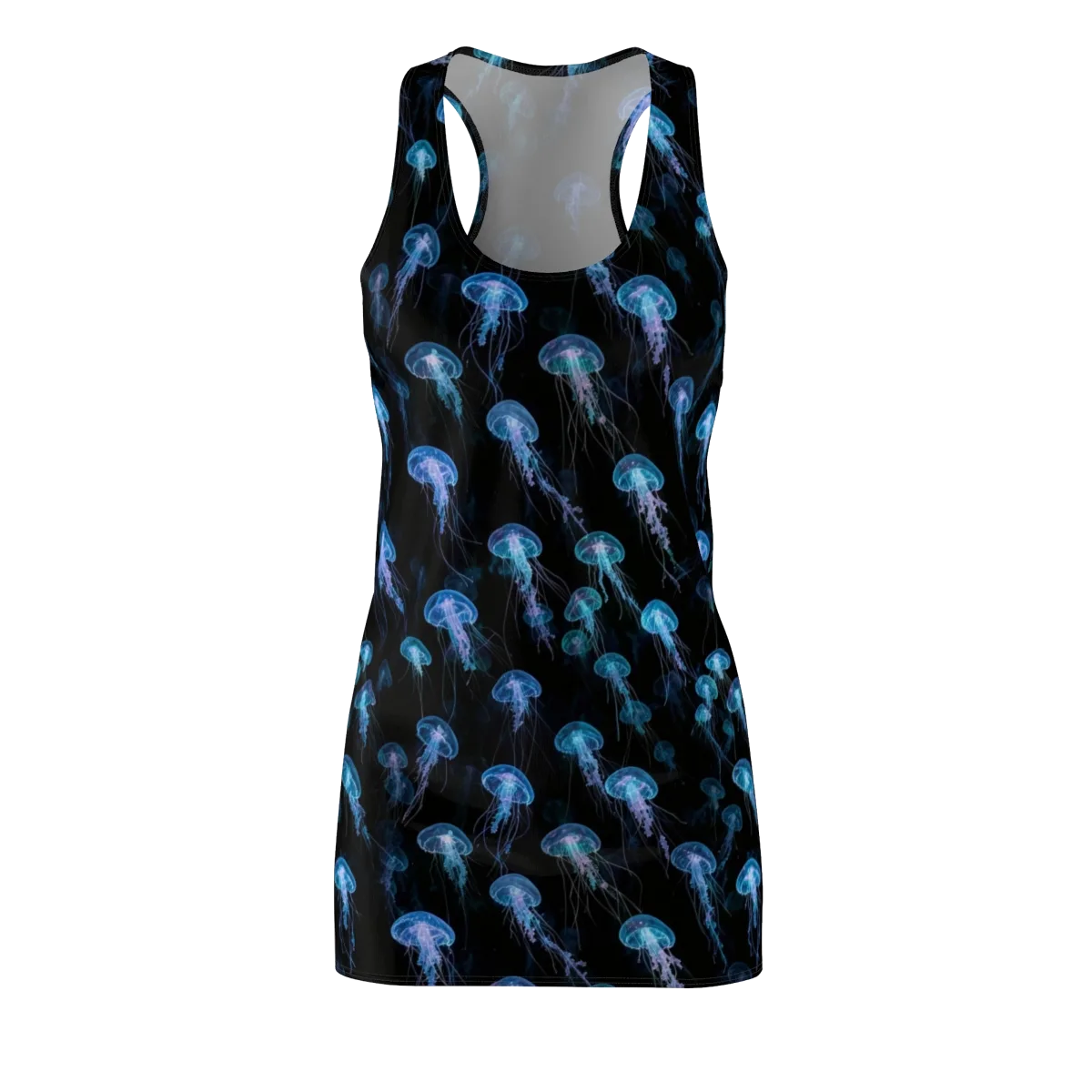 Deep Sea Reverie on Racerback Dress — Front
