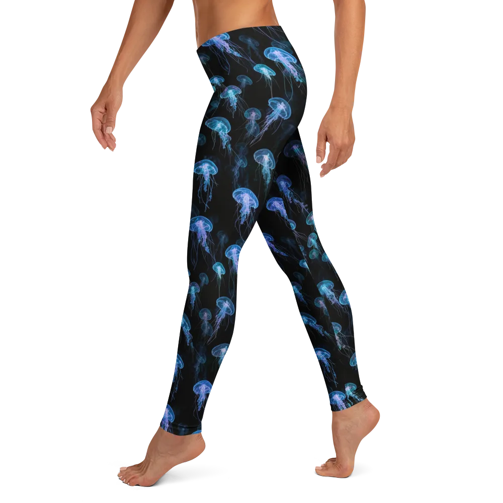 Deep Sea Reverie on Leggings — Left