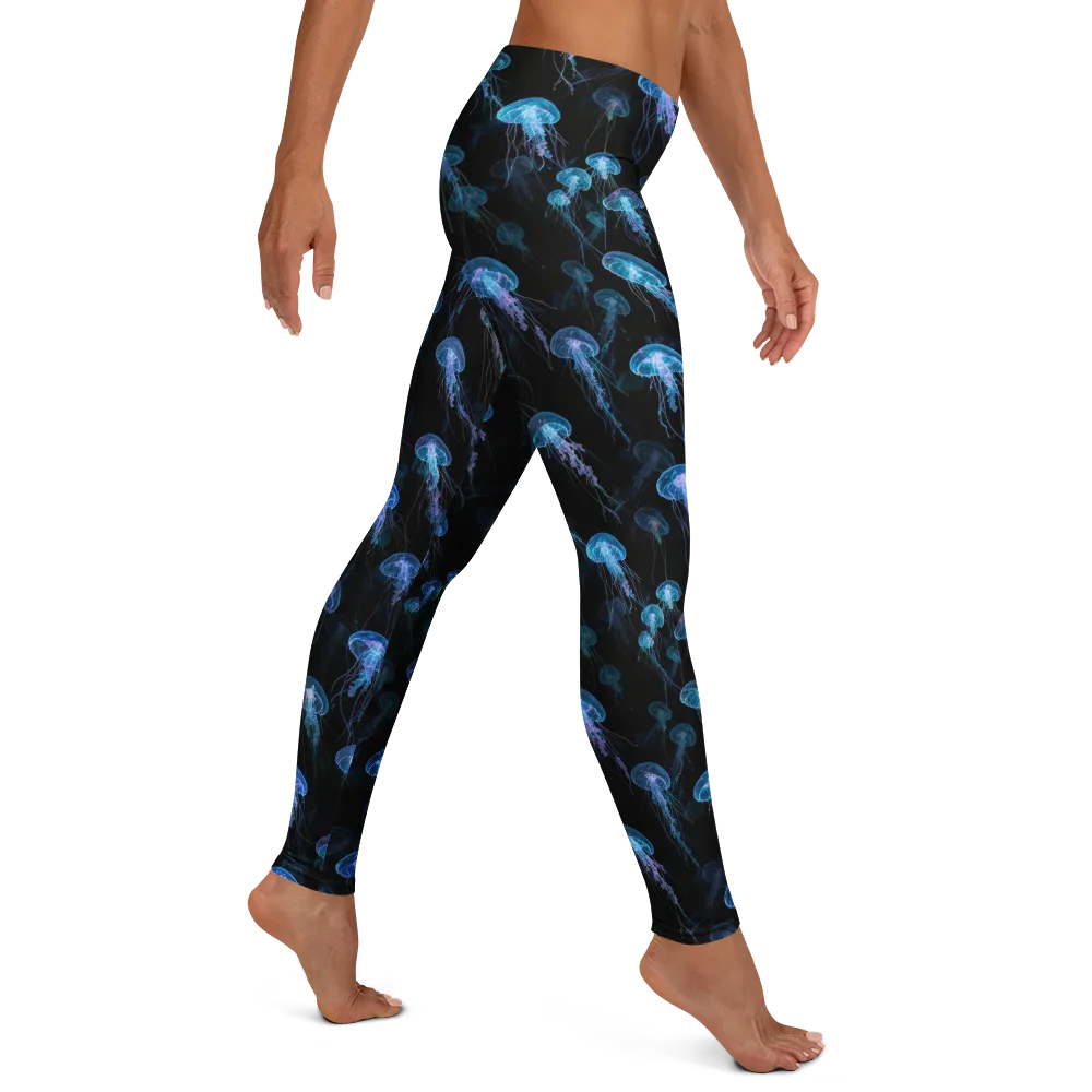 Deep Sea Reverie on Leggings — Right