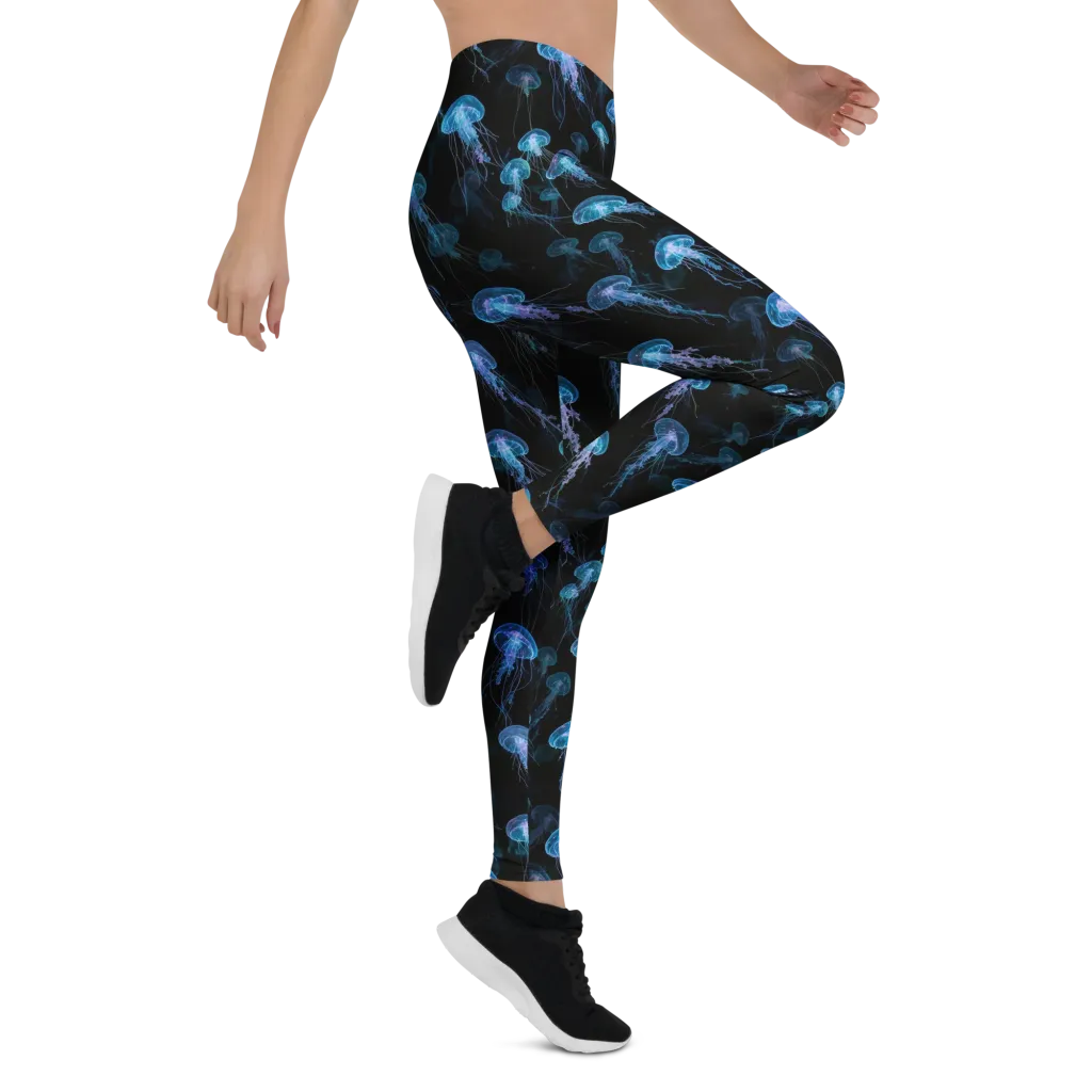 Deep Sea Reverie on Leggings — Right