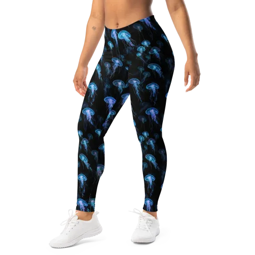 Deep Sea Reverie on a Leggings