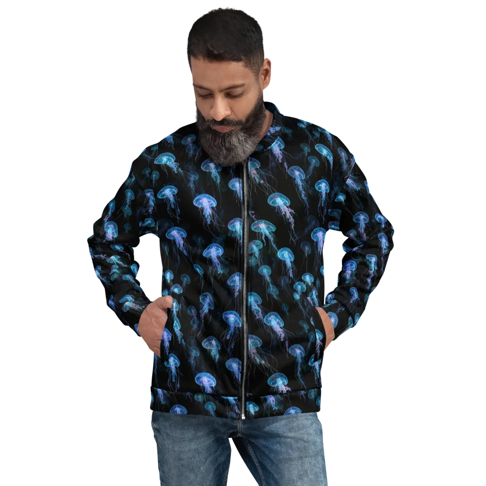 Deep Sea Reverie on Bomber Jacket — Front