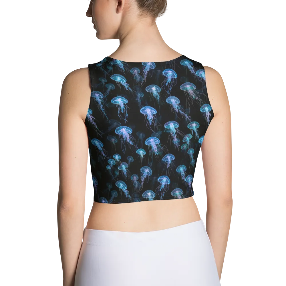 Deep Sea Reverie on Crop Top — Back