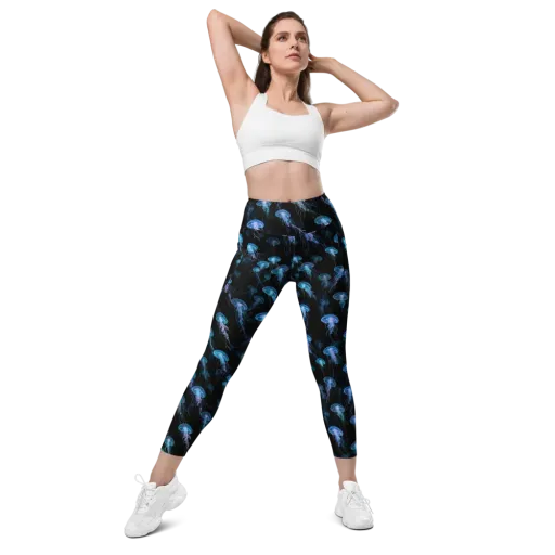 Deep Sea Reverie on a Leggings with Pockets
