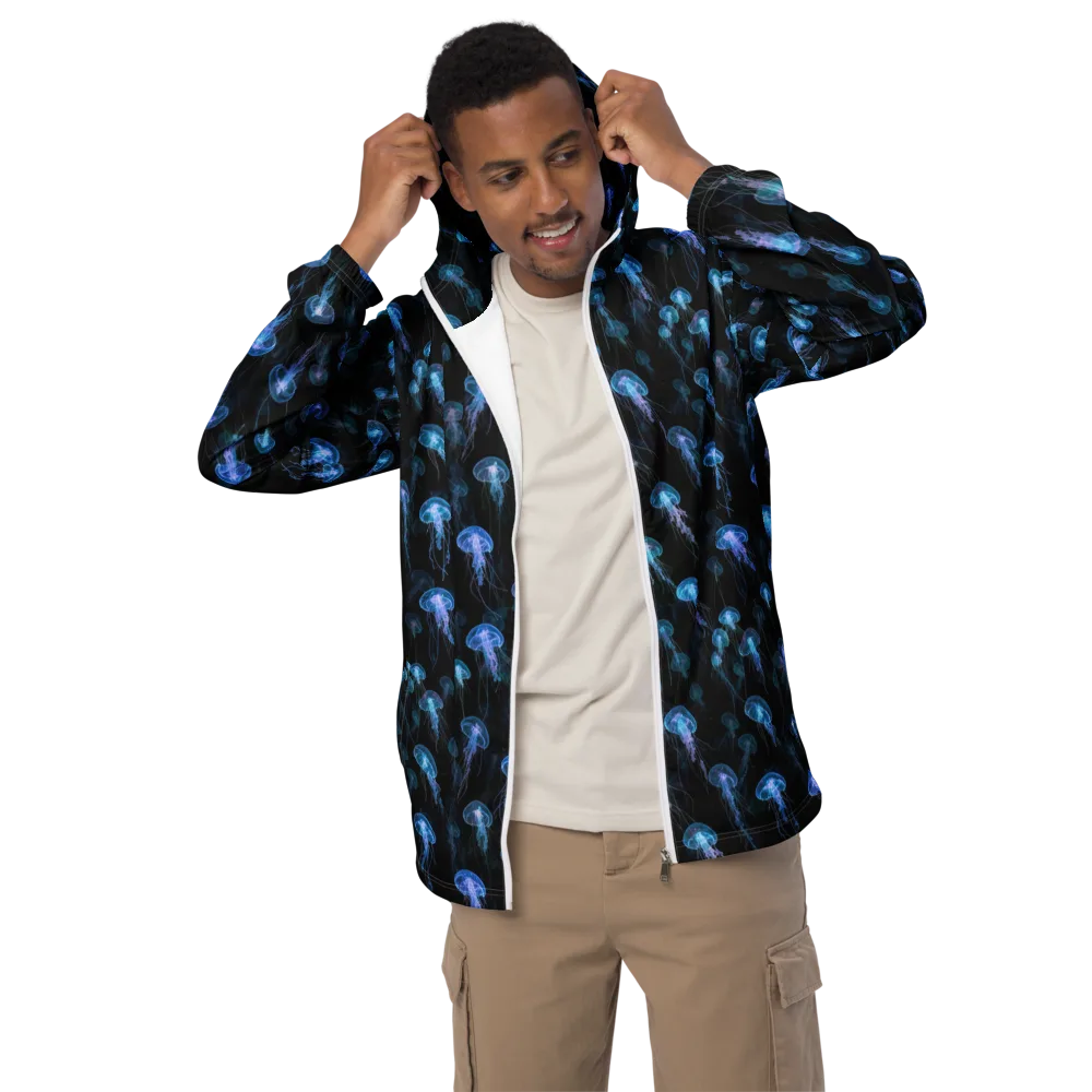 Deep Sea Reverie on Men's Windbreaker — Front
