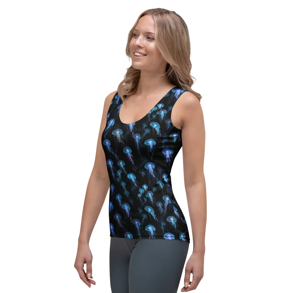 Deep Sea Reverie on Women's Tank Top — Left Front