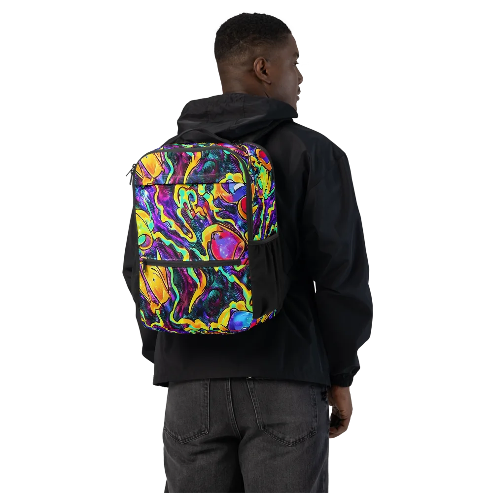 Spectrum After Dark on Utility Backpack — Back