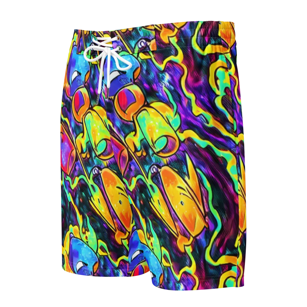 Spectrum After Dark on Men's Board Shorts — Front