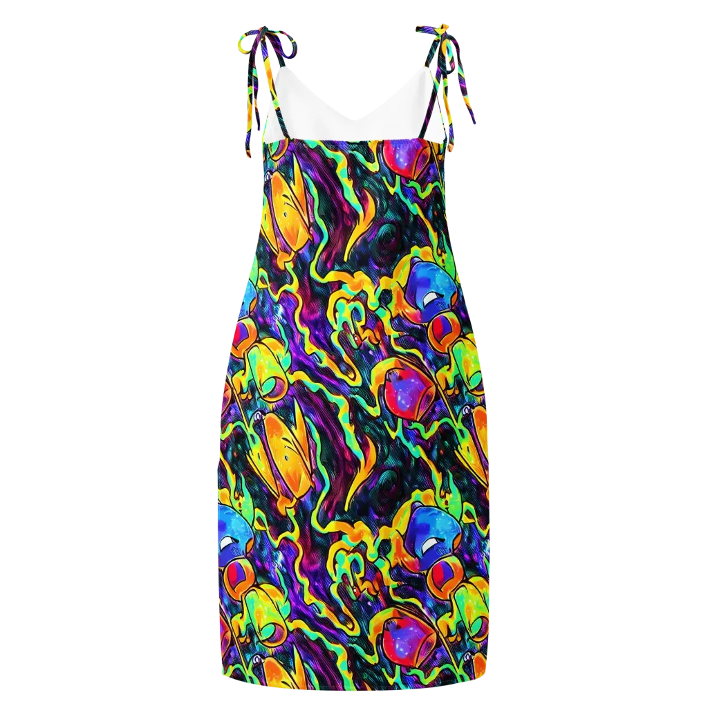 Spectrum After Dark on Slip Dress — Back
