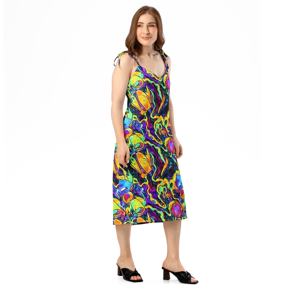 Spectrum After Dark on Slip Dress — Right Front