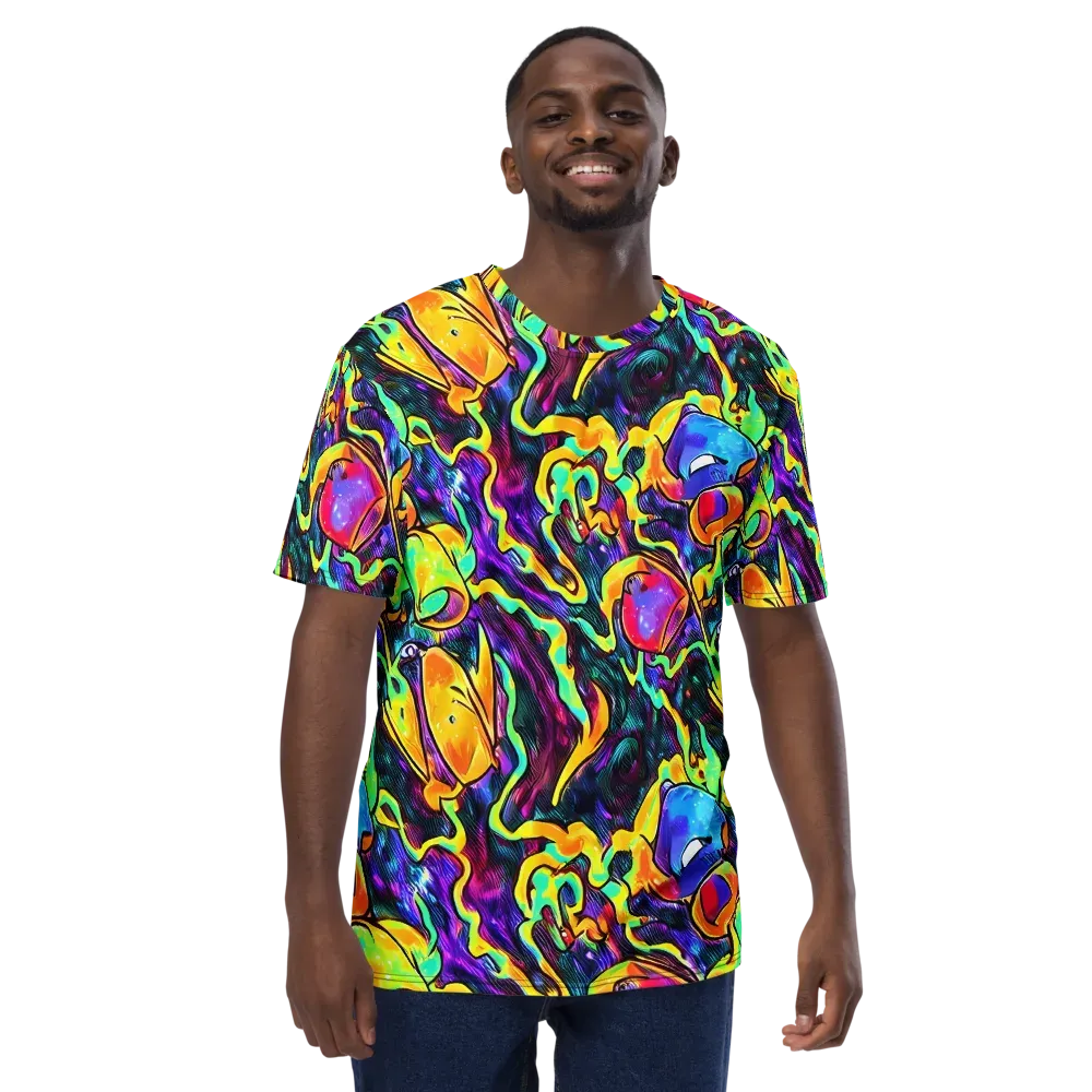 Spectrum After Dark on Men's Crew Neck T-Shirt — Front