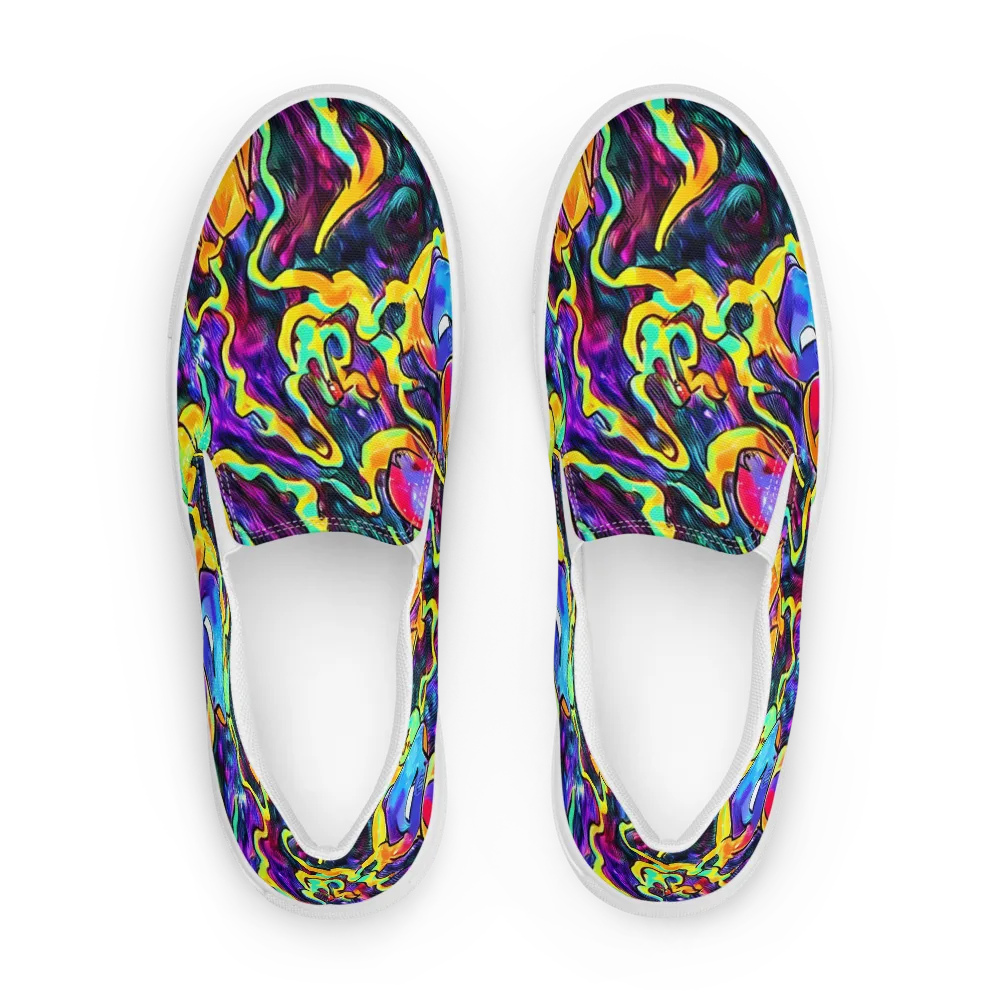 Spectrum After Dark on Women's Slip-On Canvas Shoes — Front