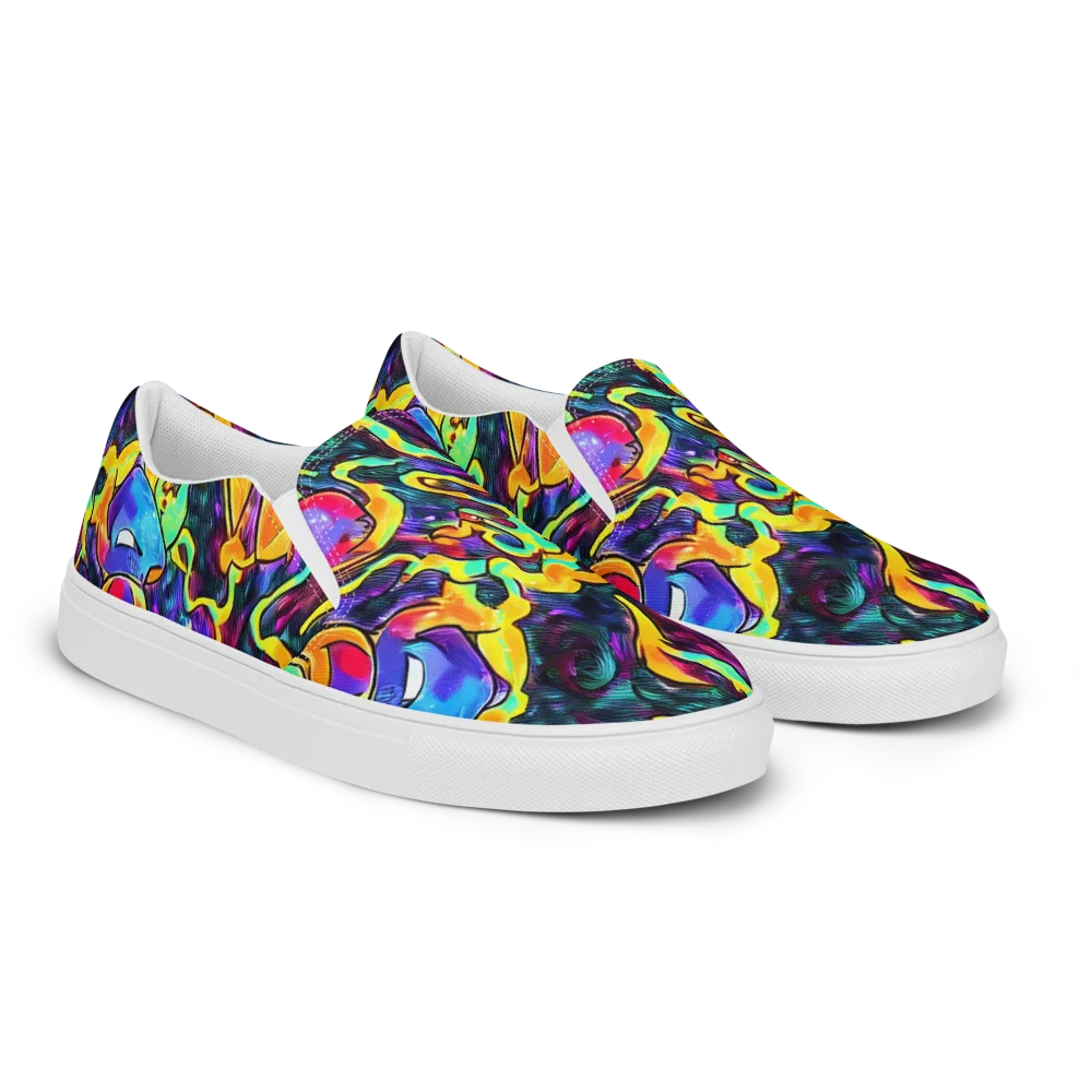 Spectrum After Dark on Women's Slip-On Canvas Shoes — Right Front