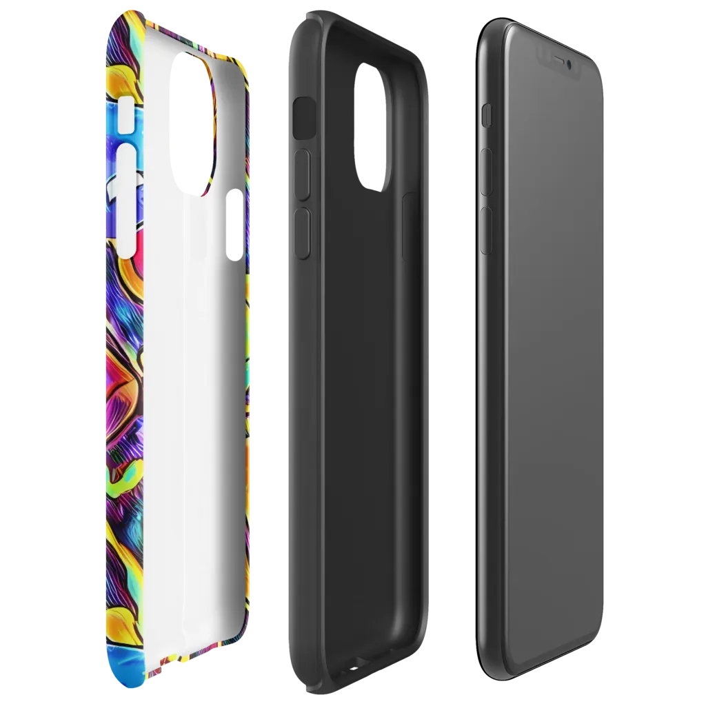 Spectrum After Dark on Tough Case for iPhone® — Right