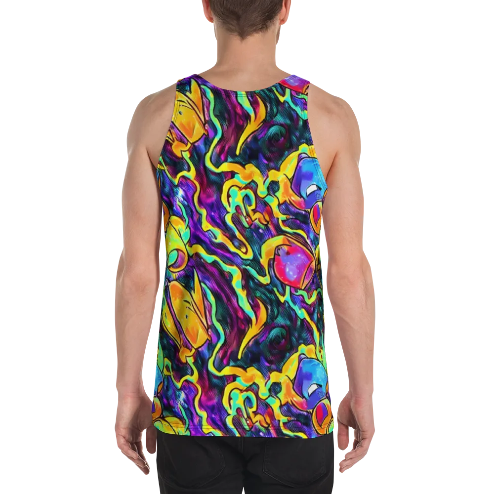 Spectrum After Dark on Men's Tank Top — Back