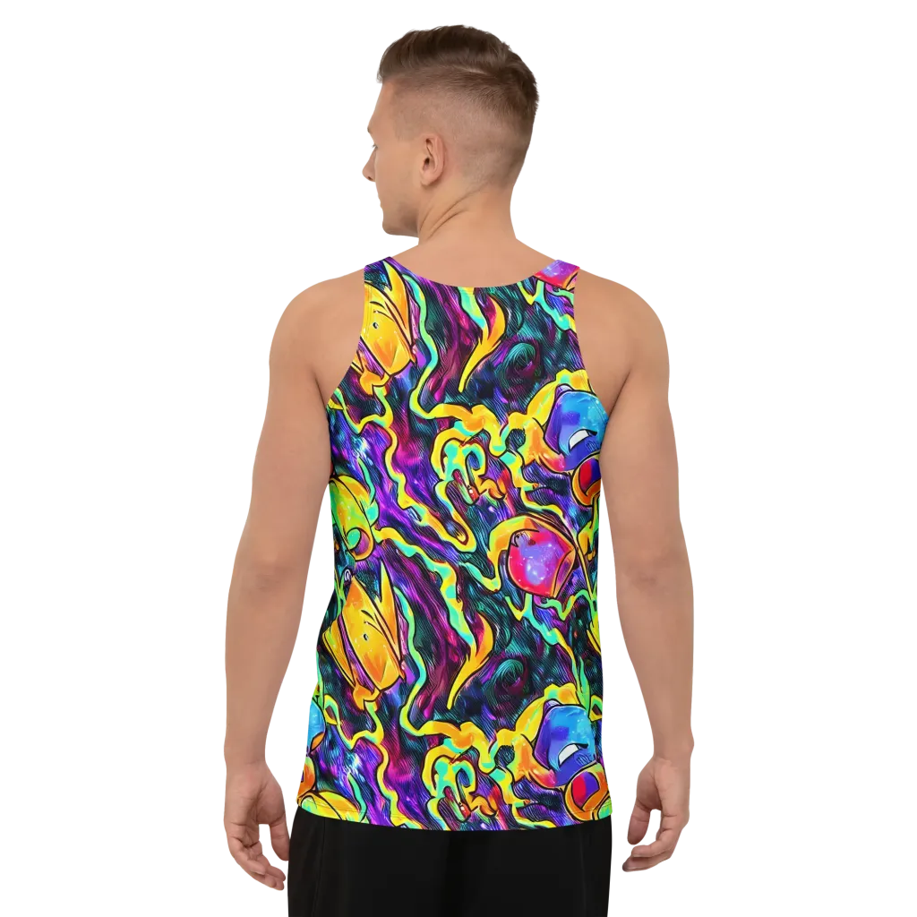 Spectrum After Dark on Men's Tank Top — Back