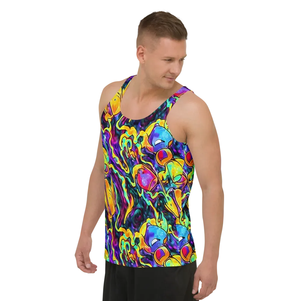 Spectrum After Dark on Men's Tank Top — Left Front
