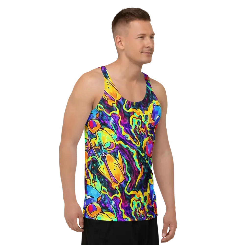 Spectrum After Dark on Men's Tank Top — Right Front
