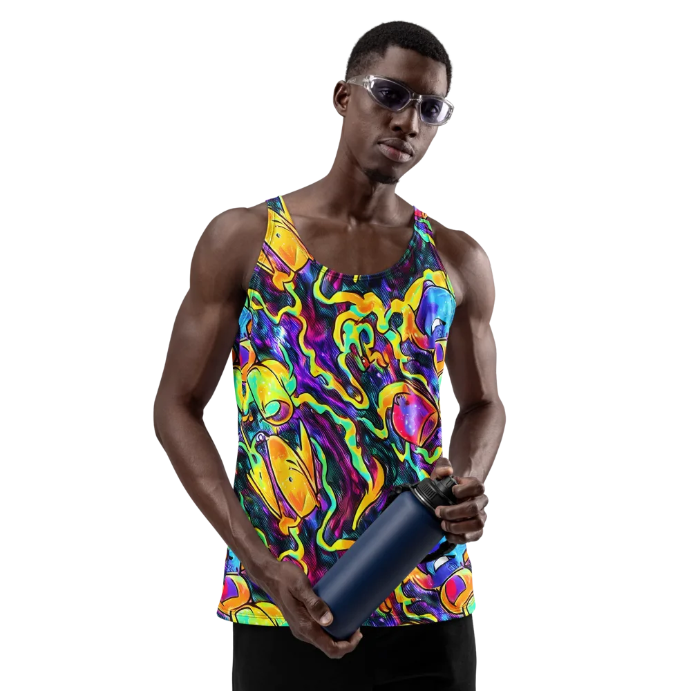 Spectrum After Dark on Men's Tank Top — Front