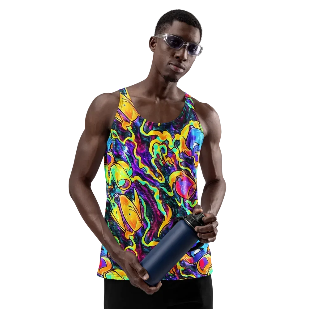 Spectrum After Dark on Men's Tank Top — Front