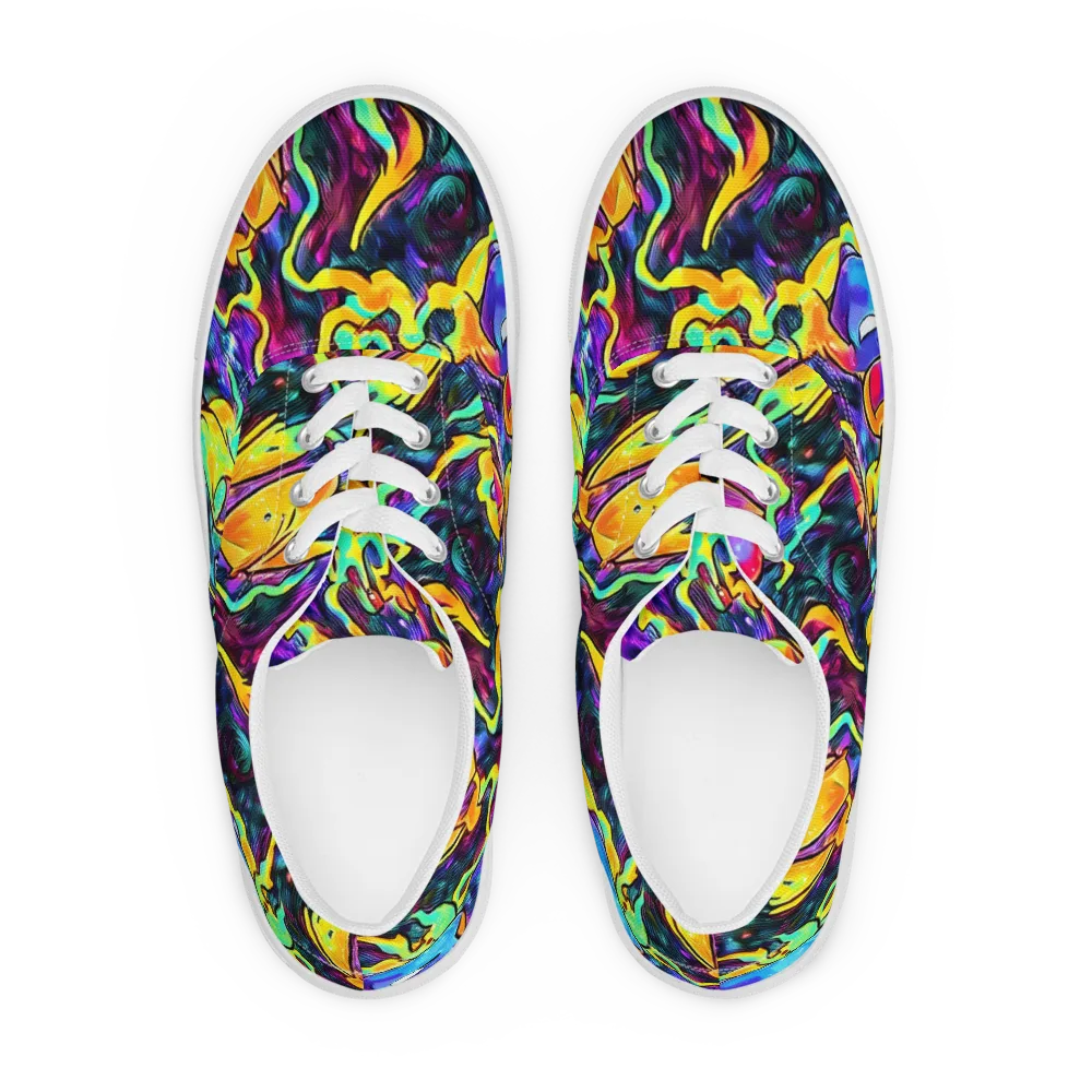 Spectrum After Dark on Men's Lace-Up Canvas Shoes — Front
