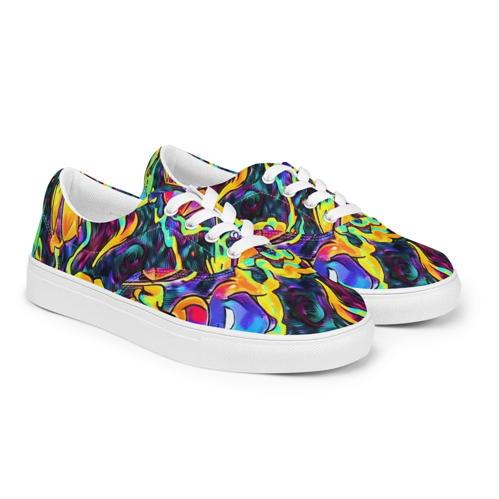 Spectrum After Dark on Men's Lace-Up Canvas Shoes — Right Front