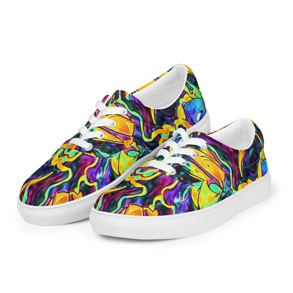 Spectrum After Dark on Men's Lace-Up Canvas Shoes — Left Front