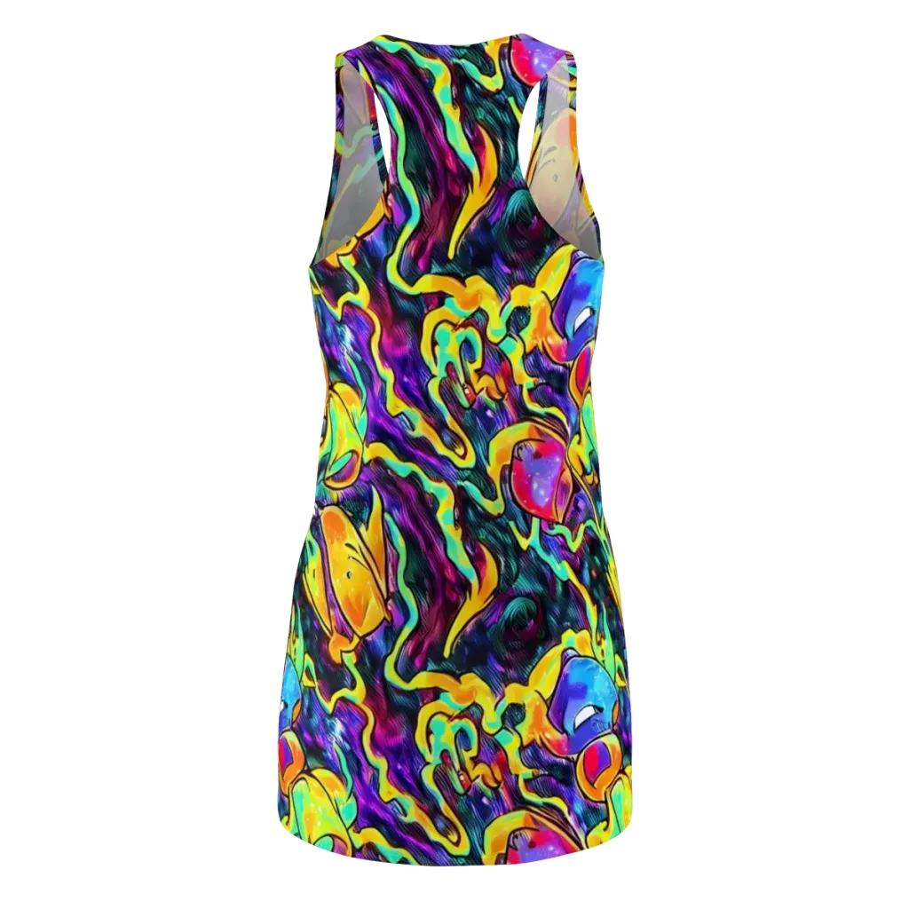 Spectrum After Dark on Racerback Dress — Back