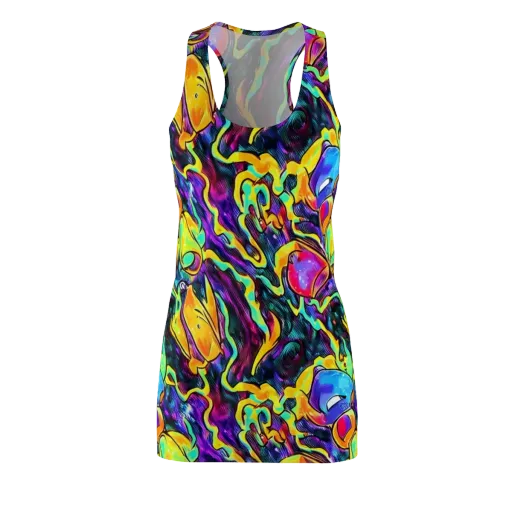 Spectrum After Dark on a Racerback Dress