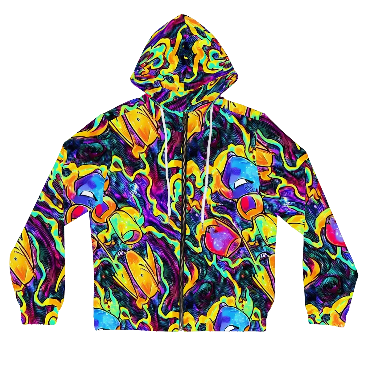 Spectrum After Dark on Women's Full-Zip Hoodie — Front