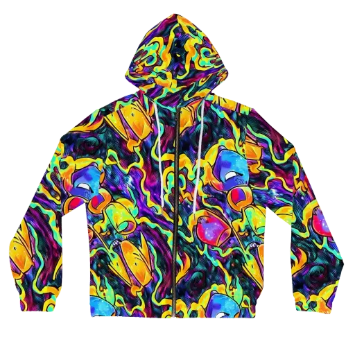 Spectrum After Dark on a Women's Full-Zip Hoodie