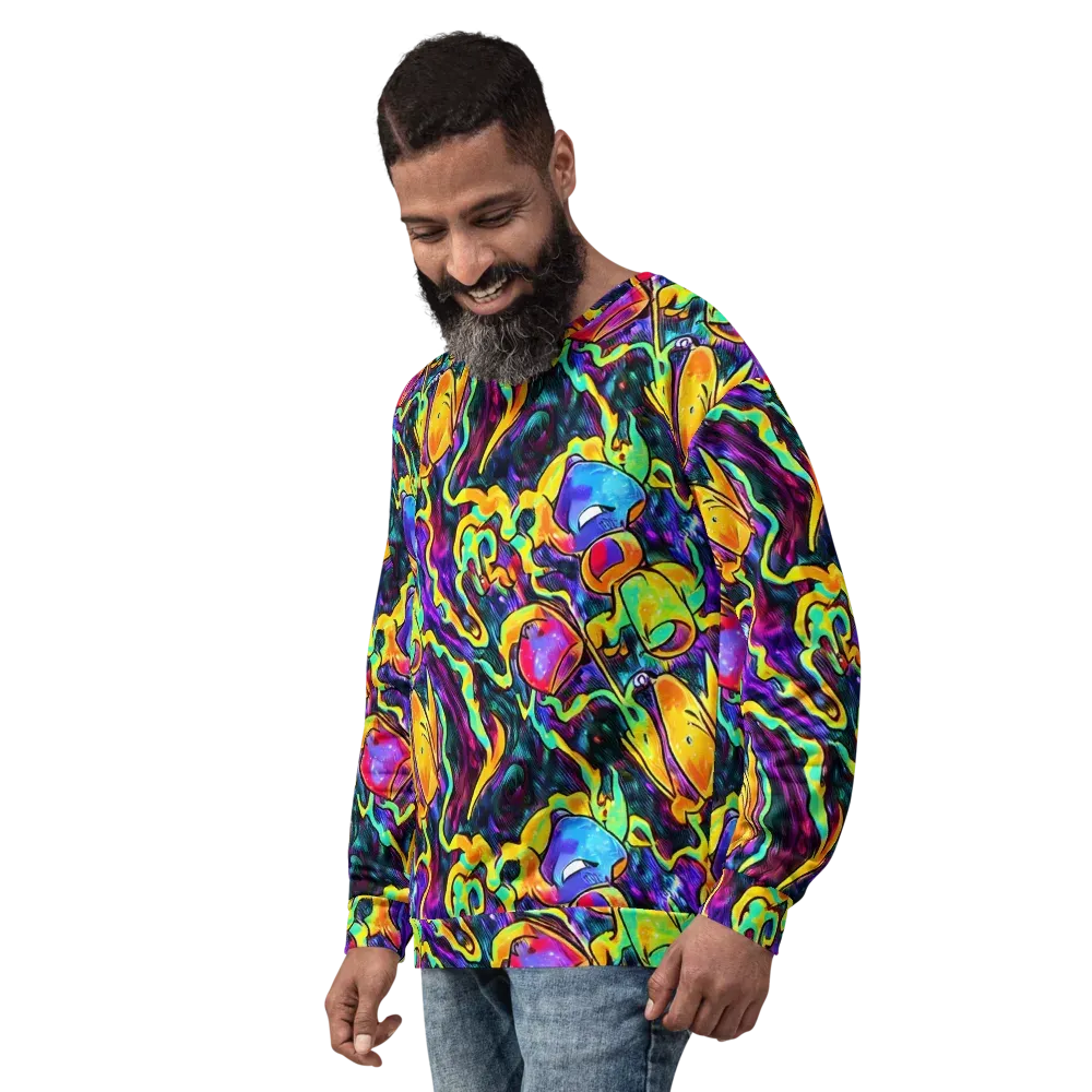 Spectrum After Dark on Sweatshirt — Left Front