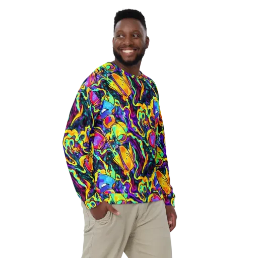 Spectrum After Dark on a Sweatshirt