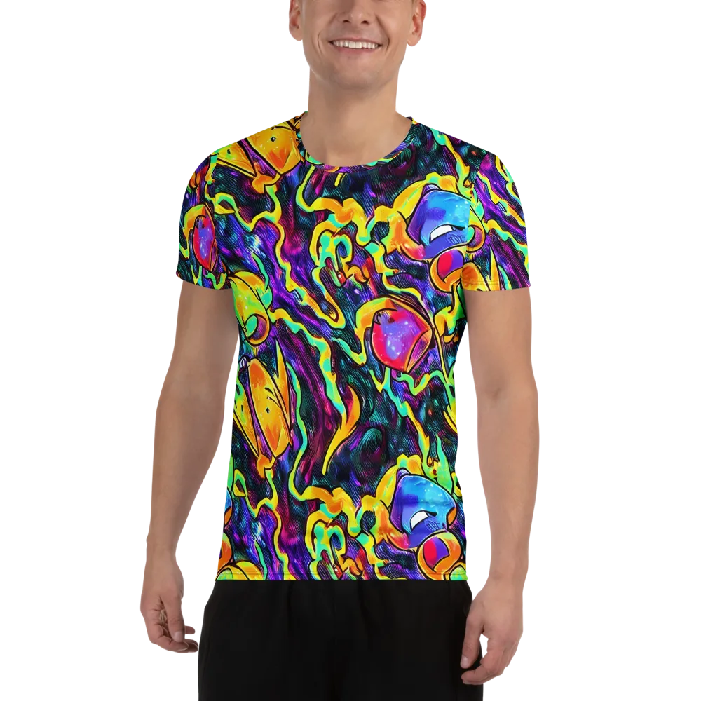Spectrum After Dark on Men's Athletic T-Shirt — Front