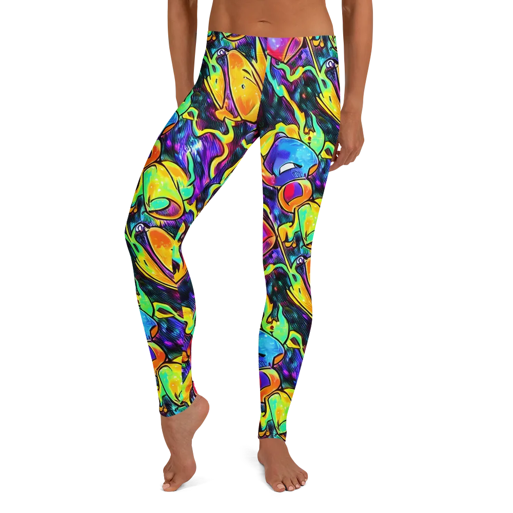 Spectrum After Dark on Leggings — Front