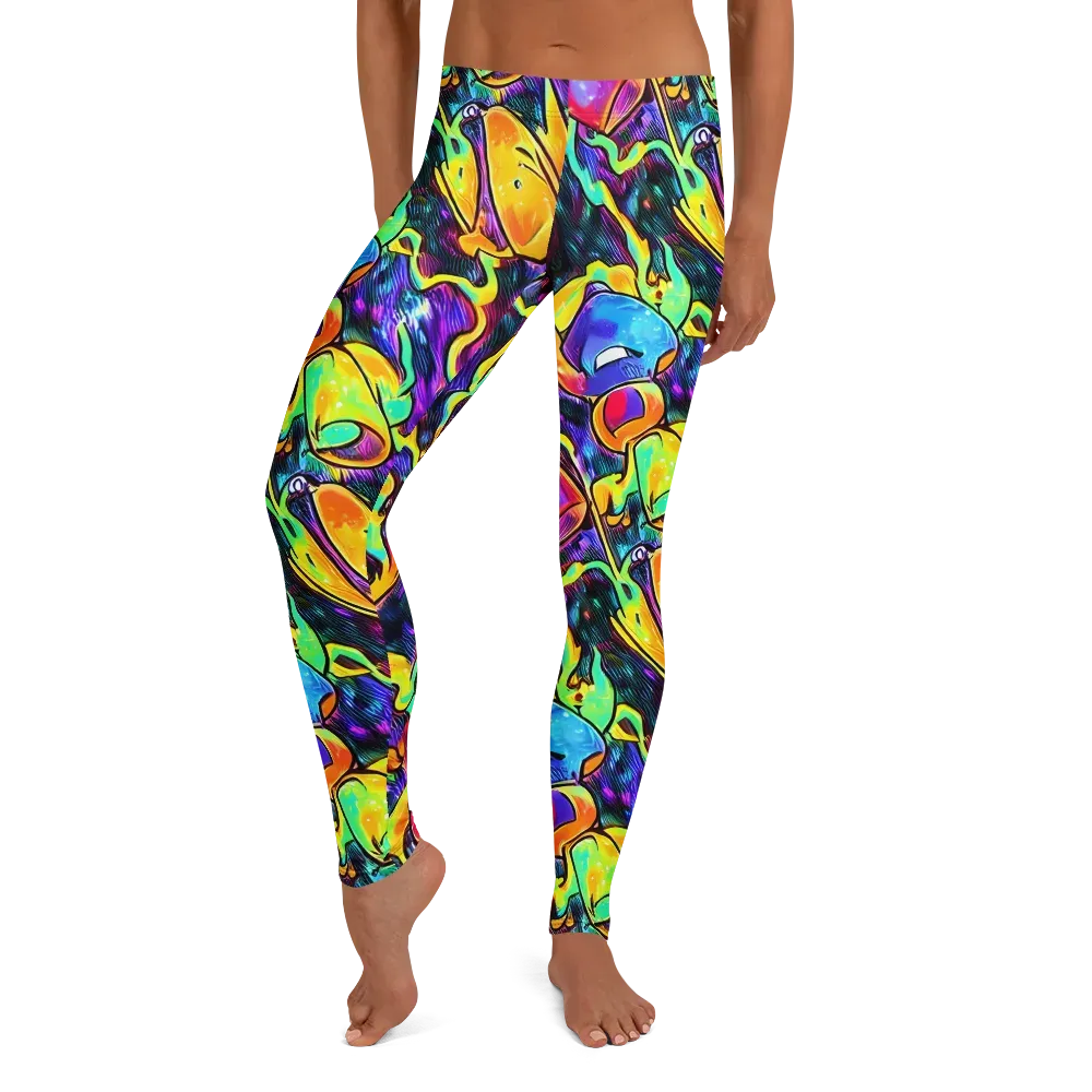Spectrum After Dark on Leggings — Front