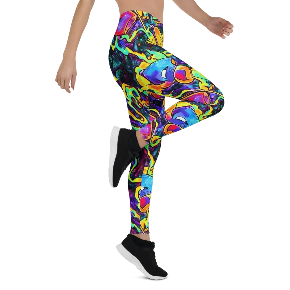 Spectrum After Dark on Leggings — Right