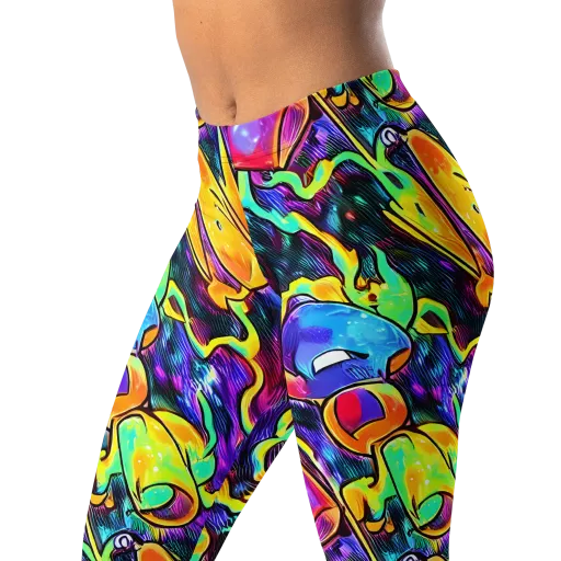 Spectrum After Dark on a Leggings