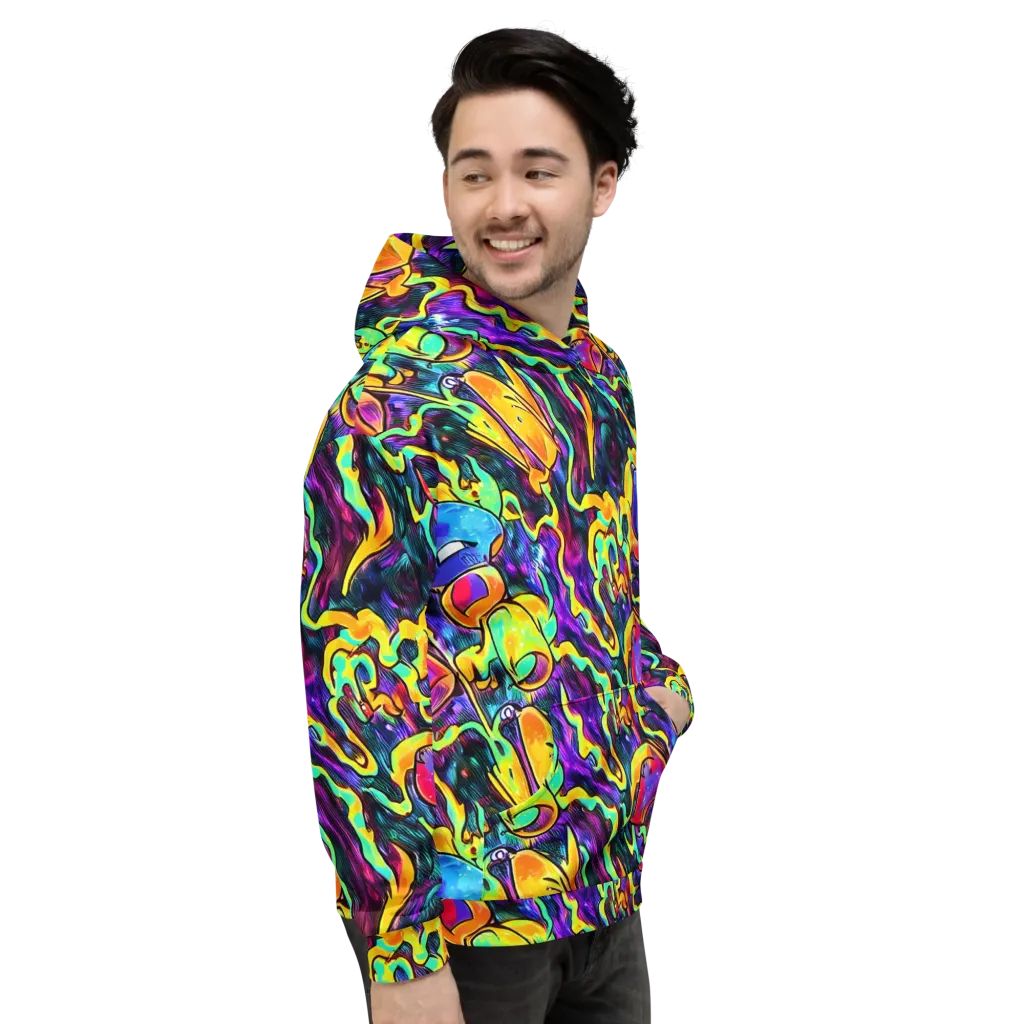 Spectrum After Dark on Hoodie — Right