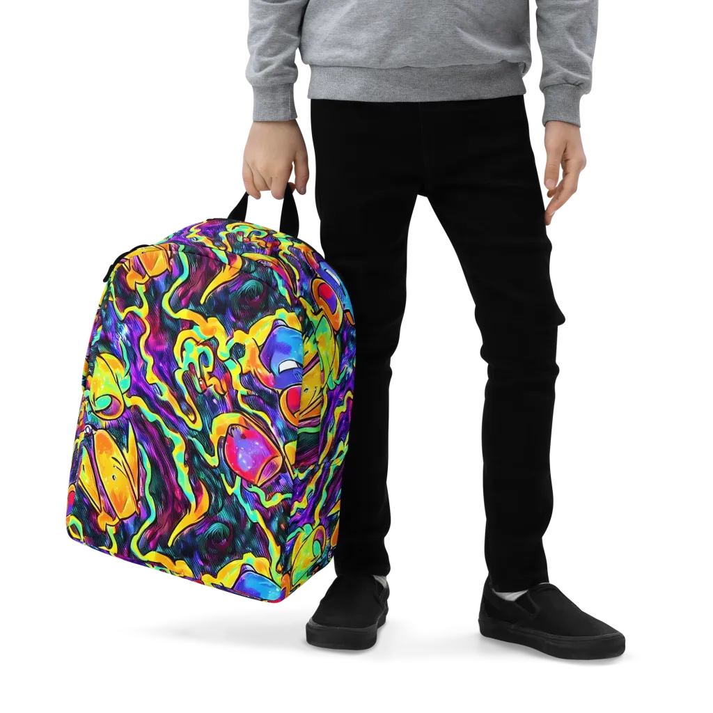 Spectrum After Dark on Minimalist Backpack — Zoomed-in